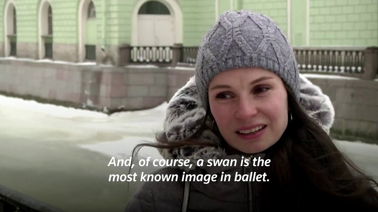 Russian Ballerina dances on ice to save bay