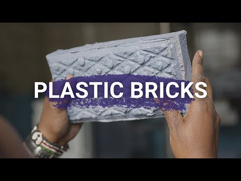 Plastic bricks in Kenya - NZAMBI MATEE - Young Champion of the Earth 2020 for Africa