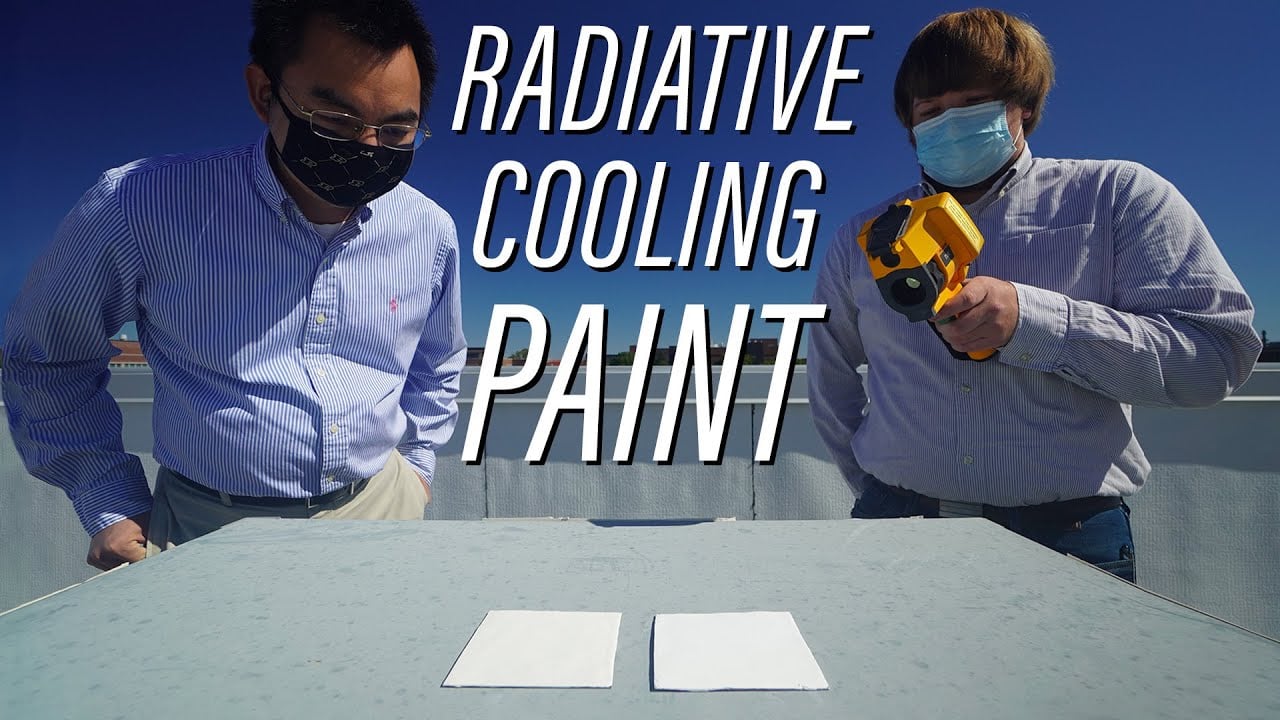 World's Whitest Paint: radiative cooling helps to fight climate change