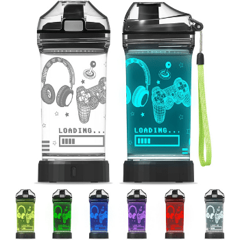 Eco-friendly gifts Attivolife Game Glowing Water Bottle