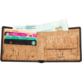 Eco-friendly gifts Bohisho cork wallet