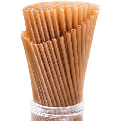 Shaumn 100pcs Sugarcane Straws