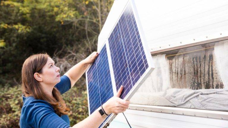 Portable solar panels