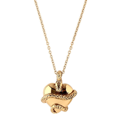 Astor & Orion Wise Heart Gold Charm Necklace
