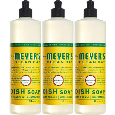 Mrs. Meyer's Dishwashing Liquid Dish Soap Green Cleaning Products