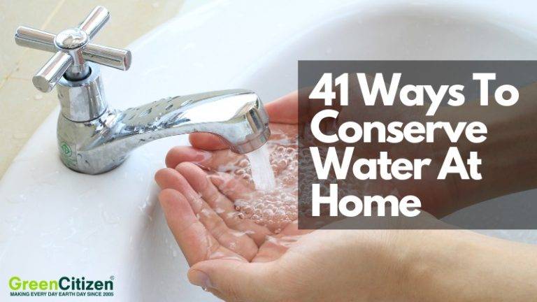 how to conserve water at home