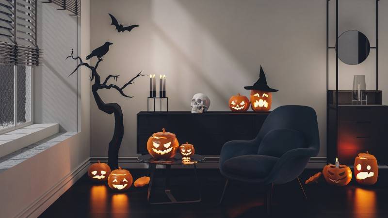 Sustainable Halloween Decor: Easy DIY Compostable Twig Garland