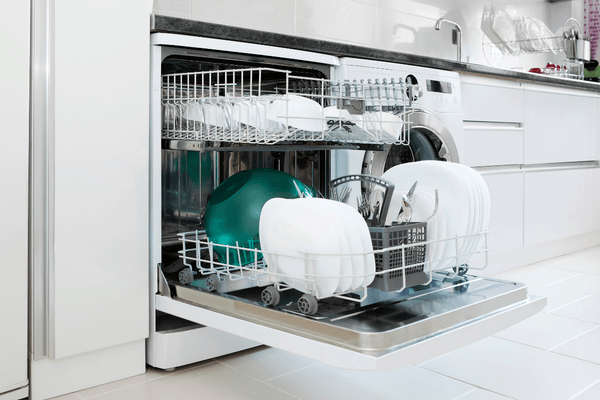 a modern dishwasher