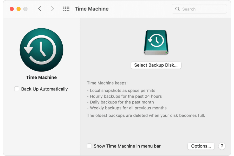 Back Up Your Mac With Time Machine before laptop recycling
