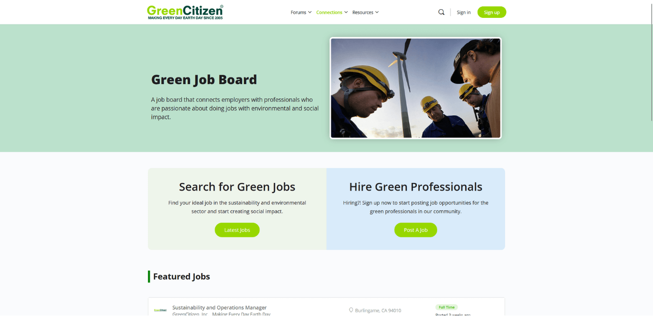 GreenCitizen Green Job Board