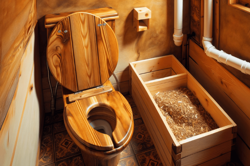 What is a composting toilet