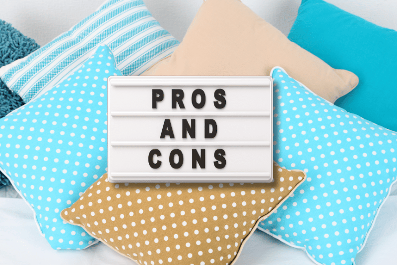 pros and cons organic pillow