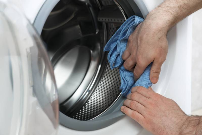 Cleaning Washing Machine with citric acid cleaner