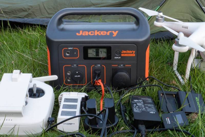 Jackery Explorer 500 Plugs Various Appliances