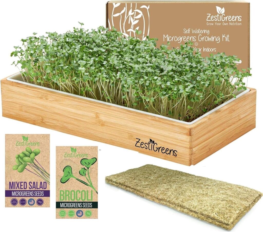 ZESTIGREENS Microgreens Growing Kit