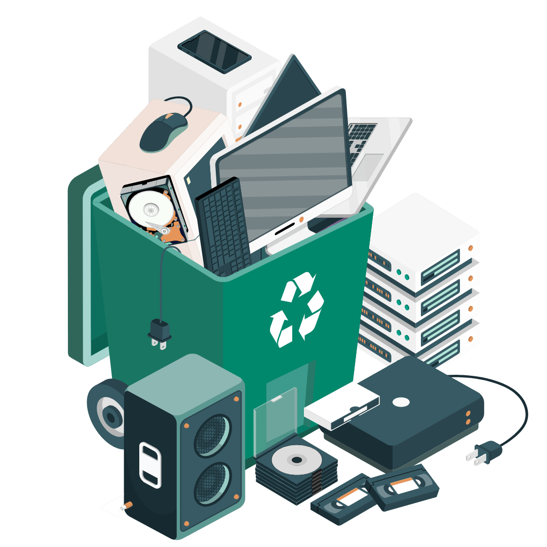 Computer and electronics recycling services in the San Francisco Bay Area