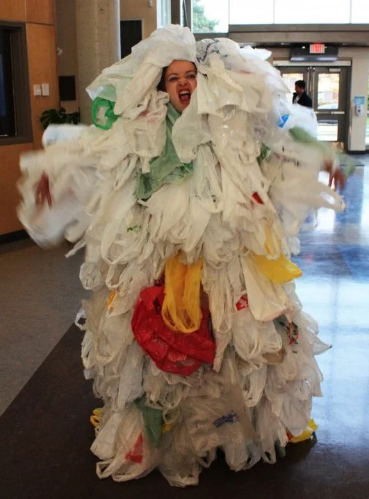 Plastic Ocean Pollution Halloween costume