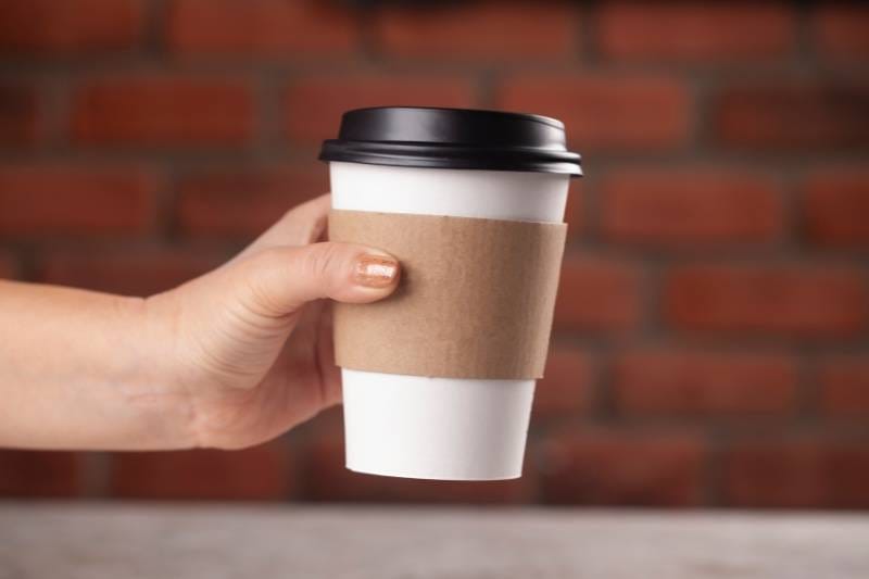 #4 Styrofoam coffee cup