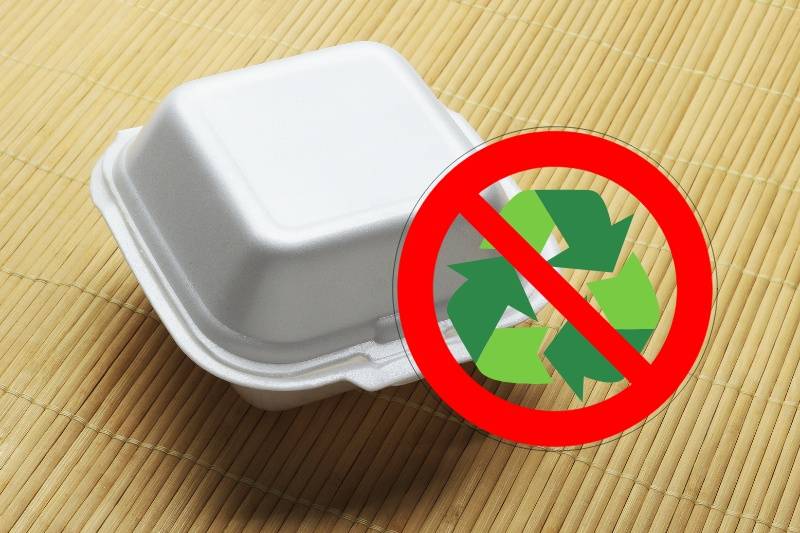 #4 styrofoam takeaway box