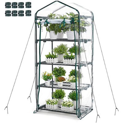 AMERLIFE Greenhouse 4 Tier Indoor Greenhouse