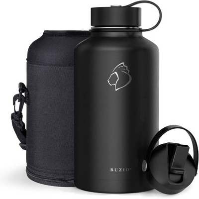 BUZIO Vacuum Insulated Stainless Steel Water Bottle