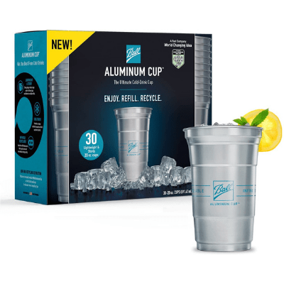 Ball Aluminum Recyclable Cold-Drink Cup