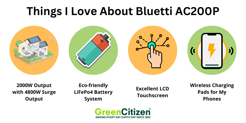 Bluetti AC200P Benefits