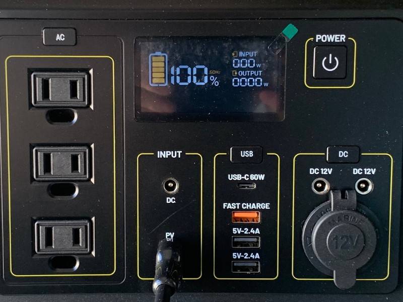 BougeRV power station port options