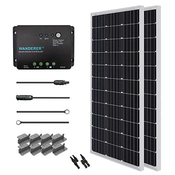 Renogy 200W 12V Solar Starter Kit complete set