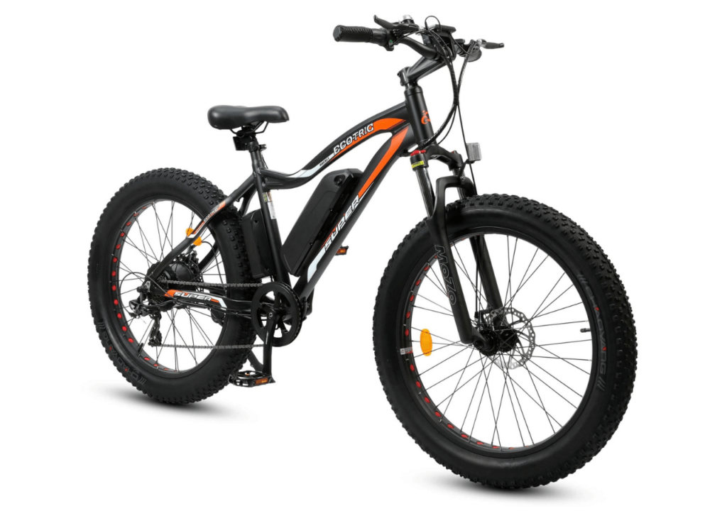 Ecotric Rocket Fat Tire Beach Snow Electric Bike