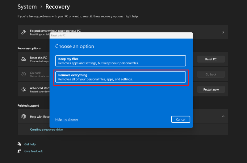 Factory Reset Your Windows 11 Laptop