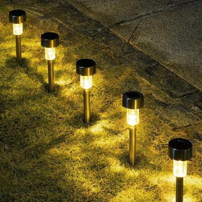 GIGALUMI 16 Pack Solar Path Lights Outdoor