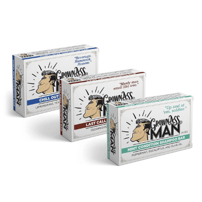 Grown Ass Man Co. - Solid Shampoo Bar