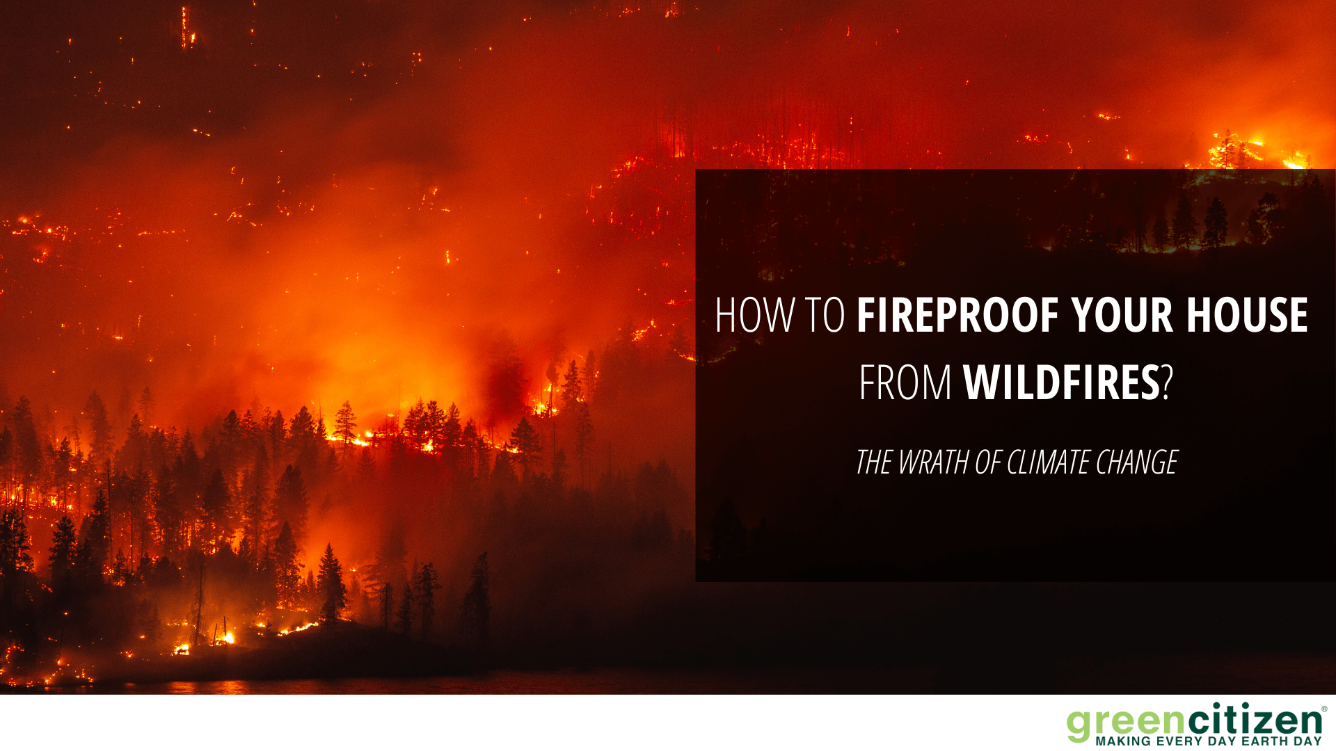 How to Fireproof Your House from Wildfires