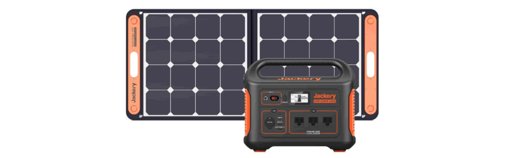 Jackery 1000 with Solarsaga Solar Panels