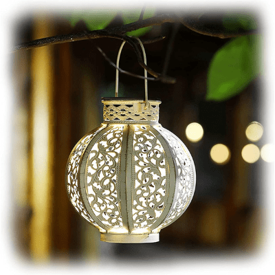 MAGGIFT 2 Pack Hanging Solar Lights