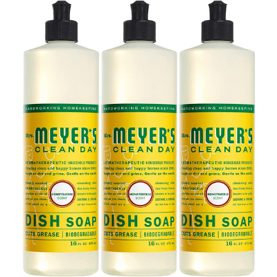 Mrs. Meyer's Dishwashing liquid soap green cleaning products