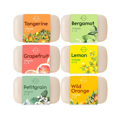 O Naturals 6 PCS Citrus Natural Bar Soap