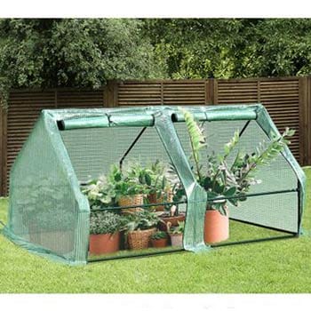 One Outsunny Portable Mini Greenhouse