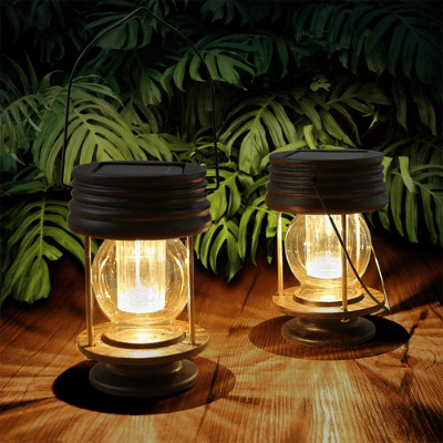 Pearlstar Hanging Solar Garden Lights Outdoor