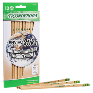 TICONDEROGA Envirostik Natural Wood Pencils school supplies