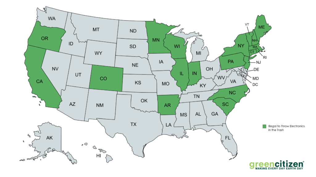 States that banned e waste dumping