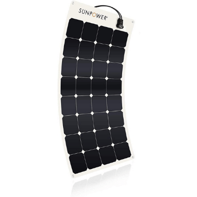 SunPower 110 Watt flexible solar panel