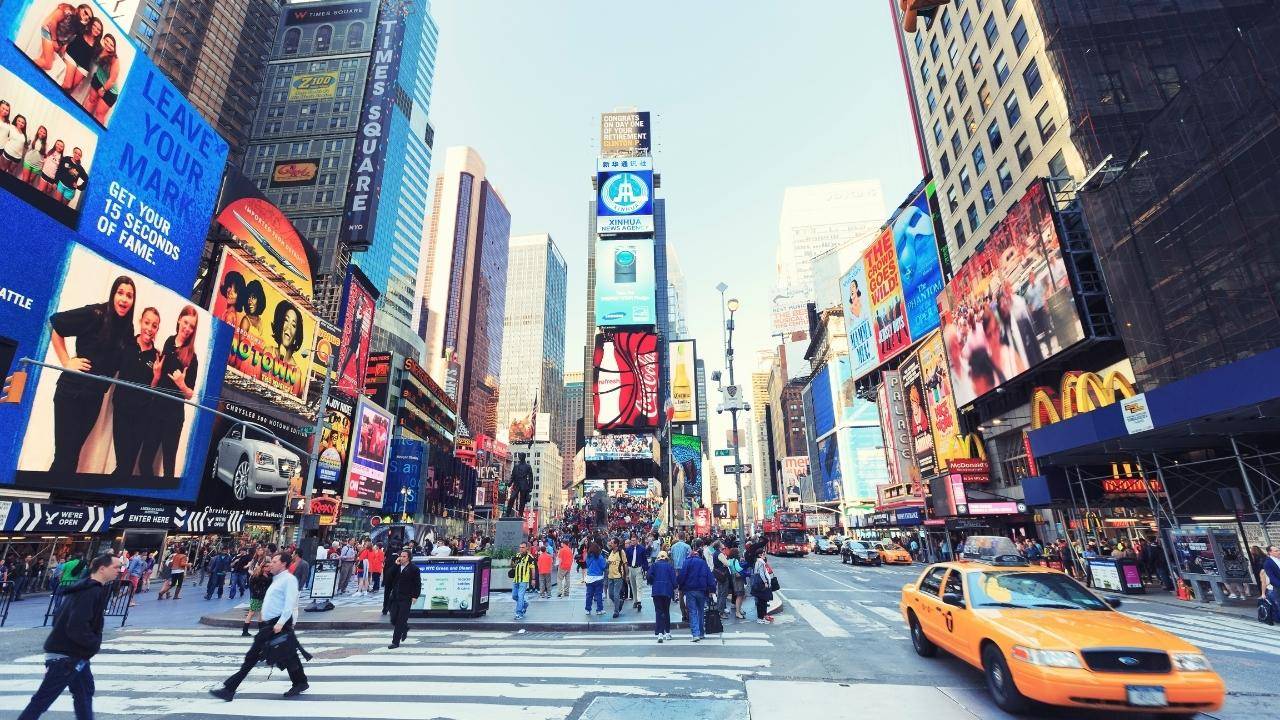 Times Square Crowd