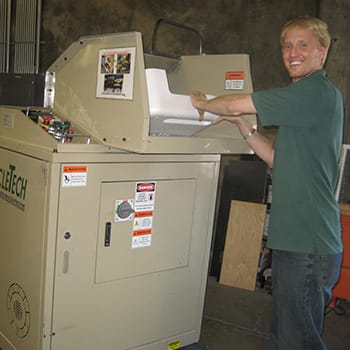 Condensing Machine for Recycling Styrofoam in San Francisco