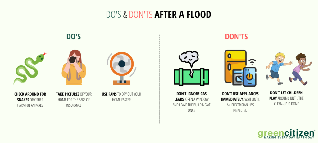 Do's and Don'ts after a flood