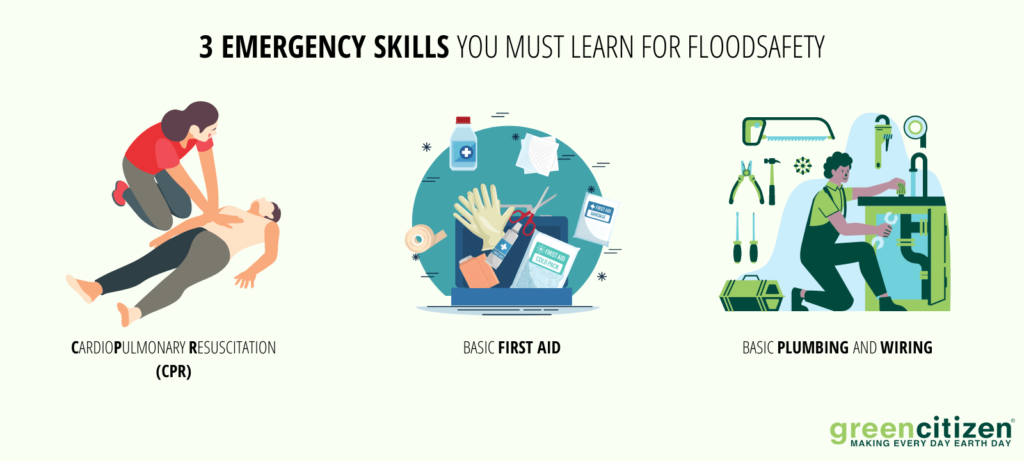 Emergency skills to learn for flood safety