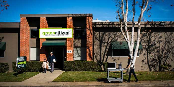 recycling with greencitizen location