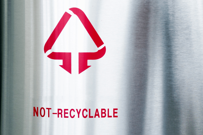 Recycling Myth Throwing non-recyclables in the bin is harmless