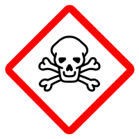 Toxic Household Hazardous Waste hHW symbol